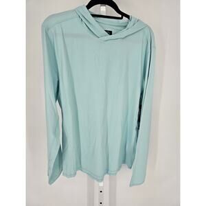 Backcountry Mens Sz L Tahoe 2 Sun Hoodie Clearwater Blue NEW